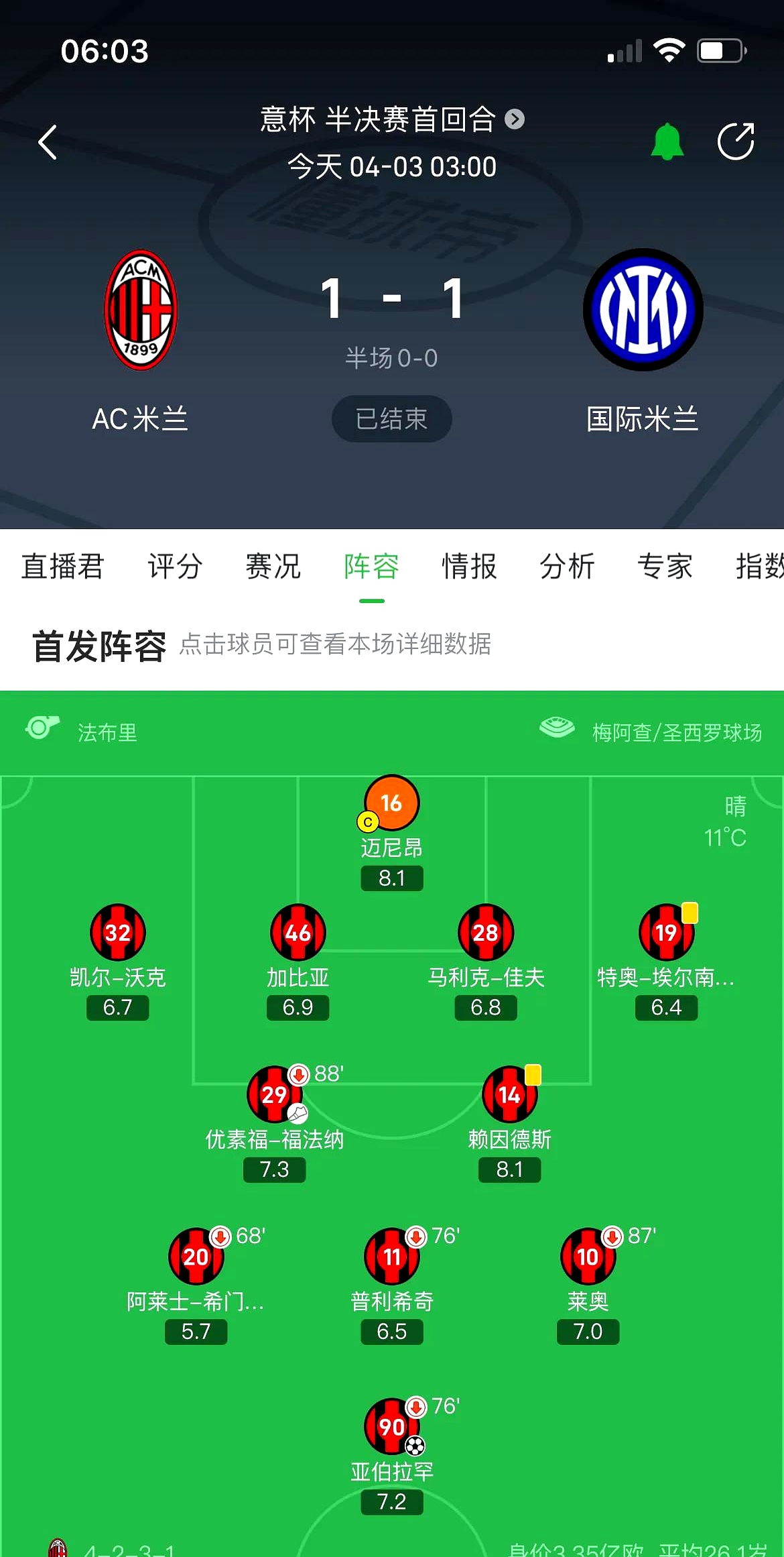 关于AC米兰客场平局,挤入积分榜前列的信息 关于AC米兰客场平局,挤入积分榜前列的信息